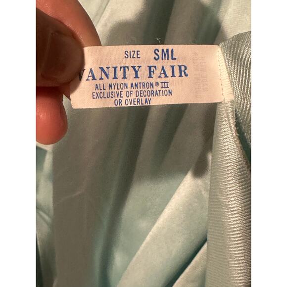 Vanity Fair Women’s Size Small Sky Mist Pajama Set Made USA Vintage Nylon 60’s - Picture 2 of 9